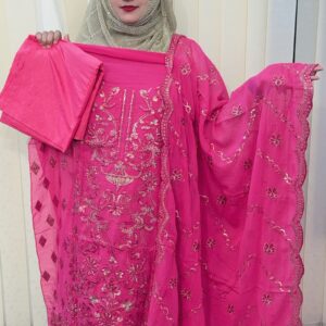LUXARY UNSTICHED PARTY DRESS