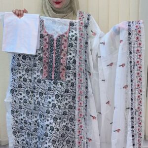 LUXARY UNSTICHED PARTY DRESS